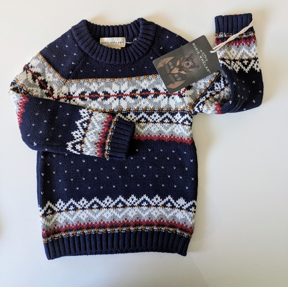 Rorie whelan knit sweater jacquard